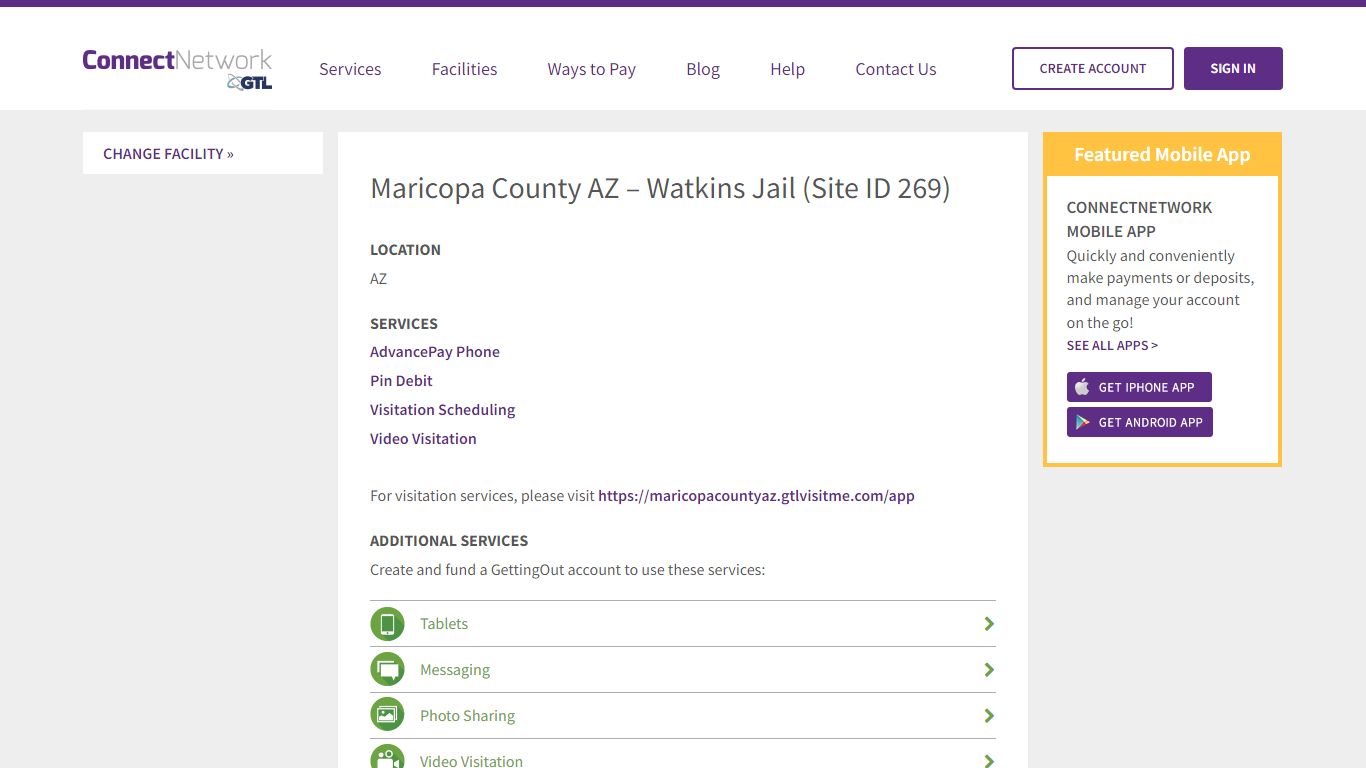 Maricopa County AZ - Watkins Jail | ConnectNetwork